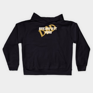 Breakfast King Dad Kids Hoodie